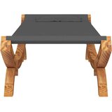  Vrtni ležaj 100x188,5x44 cm od masivnog savijenog drva antracit | shoptok.hr