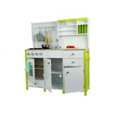 Lesena kuhinja za igro Ana - zeleno/bela | Shoptok.si