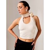 Sinsay Pamučni top s halter izrezom | shoptok.hr