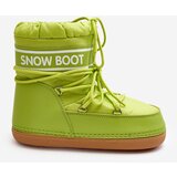Boto Women's tied snow boots in olive green Soia | Shoptok.si
