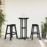 Barska stolica 2 pcs Crna 52 x 43 x 73,5 cm HDPE | shoptok.hr