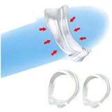  Silikonski obroček za penis - za zakasnitev ejakulacije (prozoren) | Shoptok.si