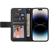 INORCO GQ.UTROBE Za iPhone 14 Pro Max PU usnjena torbica za denarnico, pravokotna kovinska dekoracija Folio Flip, zložljivo stojalo za telefon, (22035227) | Shoptok.si