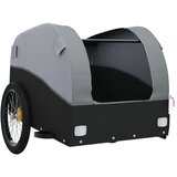  Teretna prikolica za bicikl crno-siva 45 kg željezna | shoptok.hr