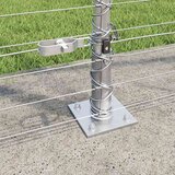  Zavareno žičano ogradno mreža s betonskom podlogom 25 x 1,6 m | shoptok.hr