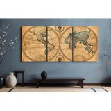 WALLXPERT 3P70100C022 Multicolor Decorative Canvas Painting (3 Pieces) Cene