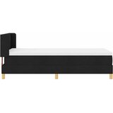  s opruga kutije s uzglavljem Crna 200 x 90 cm tkanina | shoptok.hr