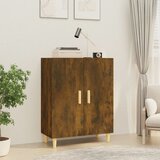 vidaXL komoda boja dimljenog hrasta 70x34x90 cm od konstruiranog drva Cijene
