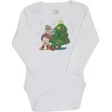 Novogodišnji bodi za bebe, Beli