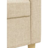  2-dijelni set sofa s ukrasnim jastucima krem od tkanine | shoptok.hr