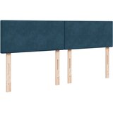  Krevet s oprugama i madracem tamnoplavi 200x200 cm baršunasti | shoptok.hr