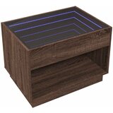  Stolić s beskonačnim LED svjetlima boja hrasta 70x50x50 cm | shoptok.hr