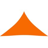 vidaXL Senčno jadro oksford blago trikotno 3,5x3,5x4,9 m oranžno Cene