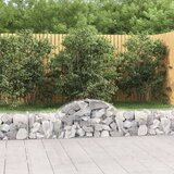  Gabionska košara s lukom 200 x 30 x 40/60 cm pocinčano željezo | shoptok.hr