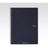 Fabriano Bilježnica Ecoqua original A4 90g 70L spiralna crte dark blue 19290204 | shoptok.hr
