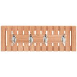  Zidna vješalica 42 x 8,5 x 14 cm od masivnog drva oraha | shoptok.hr