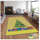 Conceptum Hypnose tepih s novogodišnjim motivima Asr-Crpt-10, pravokutni, 80 x 140 cm, žuti | Eponuda.ba