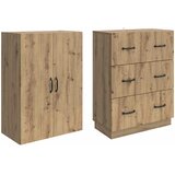  Set ormara 2 pcs Hrast artisan 66 x 34,5 x 87 cm | shoptok.hr