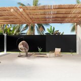 Maison Chic Zložljiva stranska tenda - Senčniki črna 200x1200 cm, (22041600) | Shoptok.si