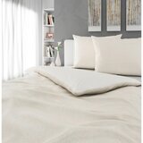 Esposa posteljnina 200/200 cm žamet, plišast material krem barve | Shoptok.si