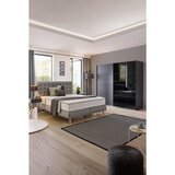 CARRYHOME POSTELJA BOXSPRING 160 cm x 200 cm , tekstil svetlo siva | Shoptok.si