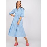 RUE PARIS Dress-RO-SK-ELB-2310.21X-light blue | Shoptok.si