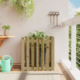 vidaXL Vrtna sadilica s izgledom ograde 70 x 70 x 70 cm od borovine Cijene
