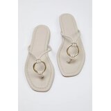 Trendyol Shoes ženske papuče Takss25Te00042, bež Cene
