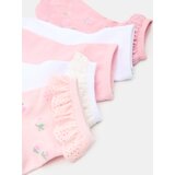 Sinsay Čarape s volanima i cvjetnim motivom 5 pack | shoptok.hr