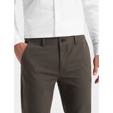 Ombre Classic men's softly textured chino pants - khaki | Shoptok.si