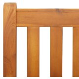 vidaXL 2-sedežna vrtna klop za gugalnico 110x56x58 cm iz močnega akacijevega lesa | Shoptok.si