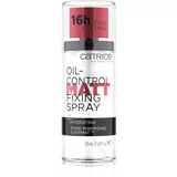 Catrice Oil-Control Matt Fixing Spray matirajući sprej za fiksiranje s učinkom pročišćavanja pora 50 ml