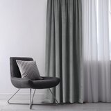  Curtain VILA color graphite style classic silver silver metal eyelets velvet 530x245 HOMEDE | shoptok.hr