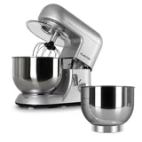 Klarstein bella argentea, kuhinjski robot + posoda, srebrne