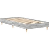  Okvir kreveta bez madraca siva Sonoma 75x190 cm izrađeno drvo | shoptok.hr