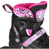 Nils Extreme 4 u 1 role i klizaljke s LED rasvjetom roza veličina M 35–38 | shoptok.hr