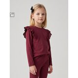 Sinsay Pamučna majica s ukrasnom čipkom | shoptok.hr