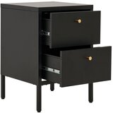 House Nordic Črna kovinska nočna omarica Dalby – | Shoptok.si