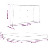  Zunanja blazina za kavč 3 pcs Turkizna Poliester, (5000202624) | Shoptok.si