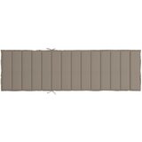  Jastuk za ležaljku smeđesivi 200 x 60 x 3 cm od tkanine Oxford | Eponuda.com