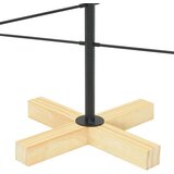 vidaXL Kovinsko božično drevesce Črna 90 cm Jeklo s prašnim premazom | Shoptok.si