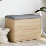 vidaXL Klupa za pohranu boja hrasta 62x42x45 cm od konstruiranog drva cijene