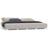  Posteljni okvir bel 160x200 cm trdna borovina, (20726347) | Shoptok.si
