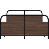 vidaXL Okvir kreveta bez madraca smeđa boja hrasta 120x200 cm drveni | shoptok.hr
