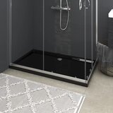 vidaXL Pravokotna ABS tuš kad črna 70x120 cm Cene
