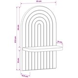  Zidna polica 2 kom. Hrast artisan 23 x 13,5 x 37,5 cm | shoptok.hr