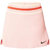 Nike Sportska suknja ecru/prljavo bijela / roza / crvena / crna