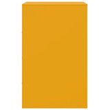  Noćni ormarić boja senfa 34,5 x 39 x 62 cm čelični | shoptok.hr
