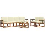  Set vanjskih sofa 7 kom. Prirodna i krem | shoptok.hr