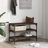  Klupa za cipele boja smeđeg hrasta 70x38,5x49 cm drvena | Eponuda.ba